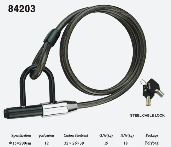 鋼纜鎖84203